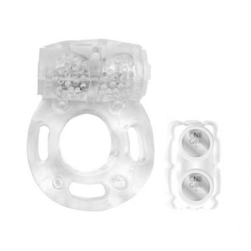 Anel Peniano de silicone transparente com vibração Anel Peniano de silicone transparente com vibração