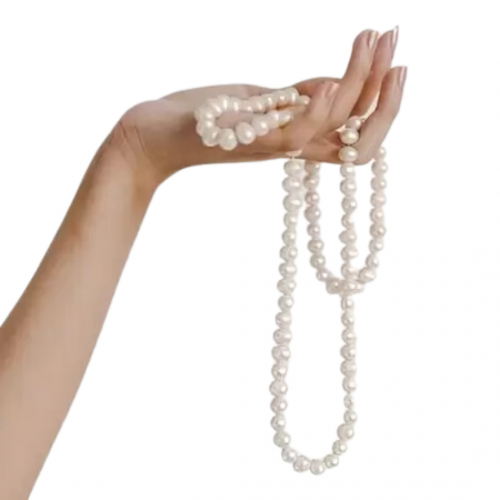 Colar de pérolas para massagem íntima