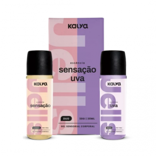 Gel Beijável Hot Jells Duo Sensação e Uva 30ml