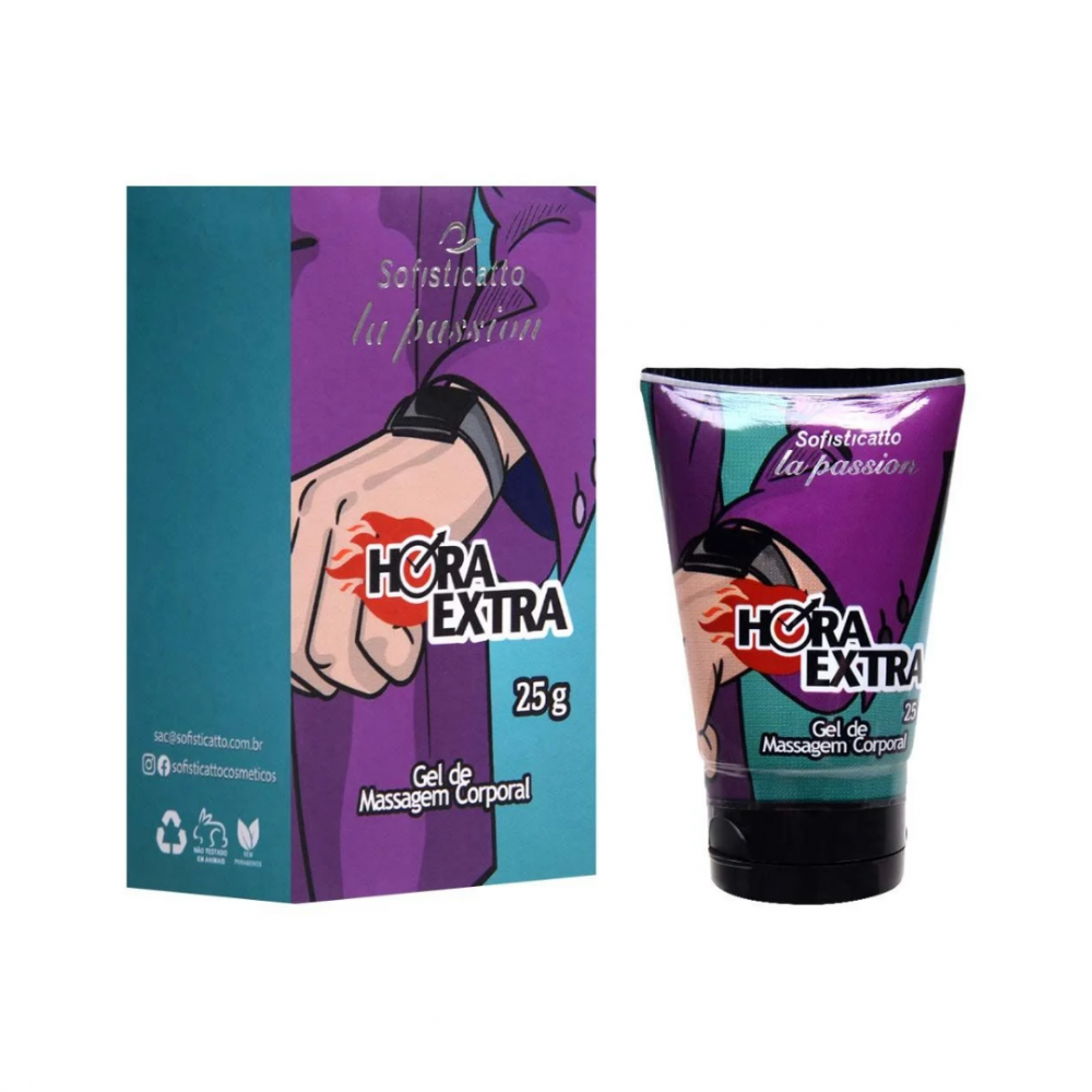 Retardante Hora extra 25g Melhore o Controle e Intensifique o Prazer. Retardante Hora extra 25g