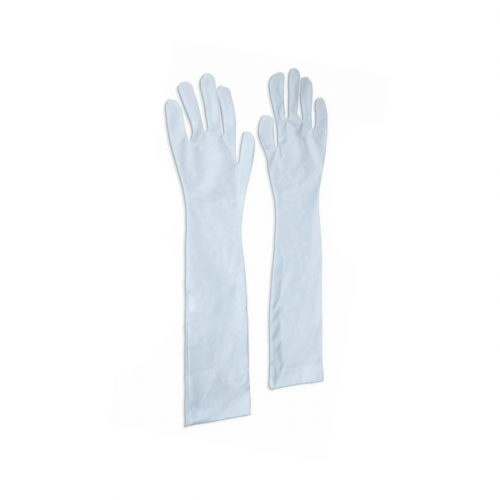 Luva De Cetim cor branca