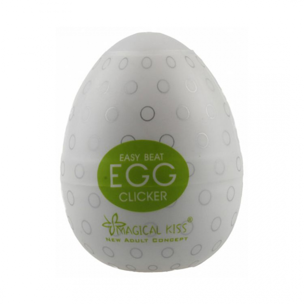 Masturbador egg unissex clicker unidade Egg ou ovo, é um masturbador conhecido como masculino, mas também pode ser utilizado pela mulher (veja nas imagens acima, como estimular a mulher) em formato de ovo, dentro você encontra uma capa oca e com um orifíc Masturbador egg unissex clicker unidade