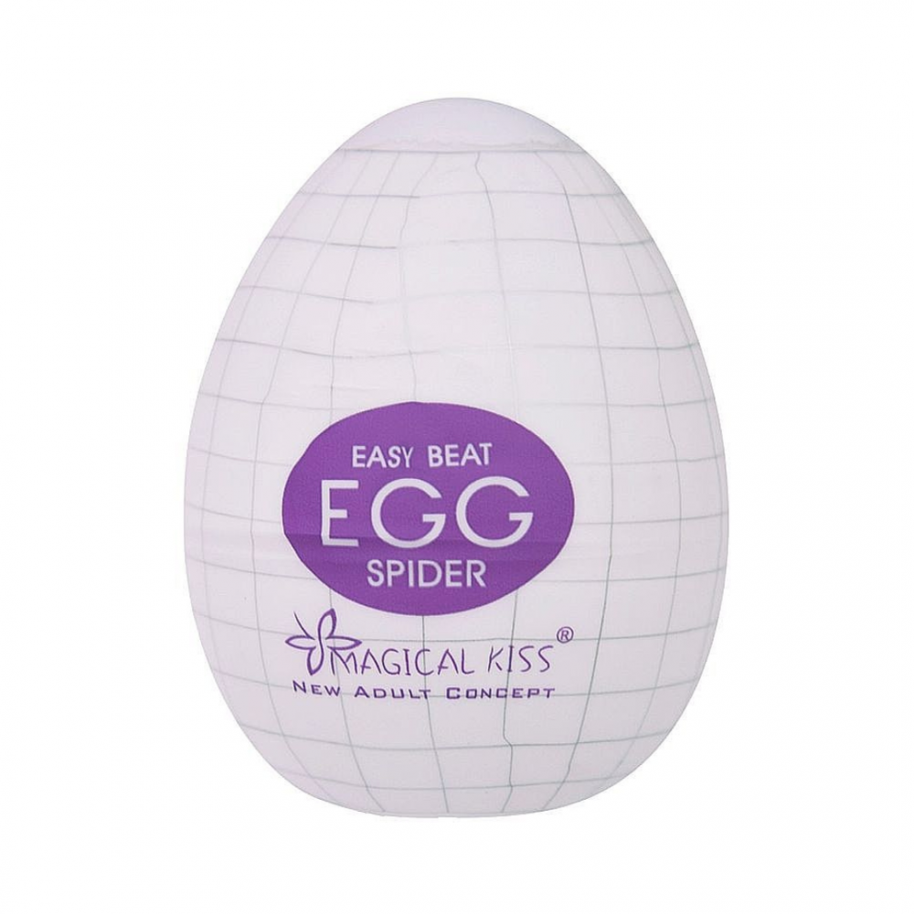 Ovo Masturbador Egg Spider 7cm - Trama de Orgasmos Intensos