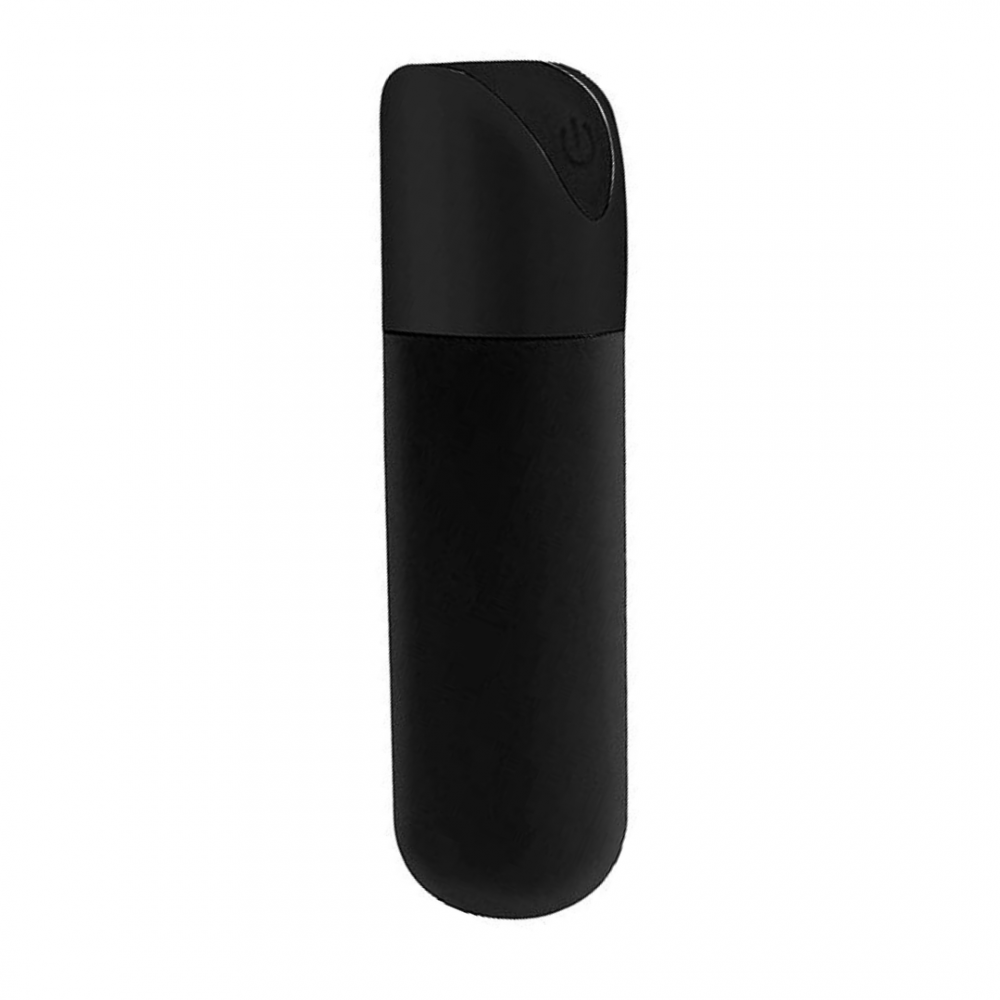 Bullet vibrador recarregável cor preto Clássico estimulador clitoriano, e por todo o corpo EXTERNAMENTE. Bullet vibrador recarregável cor preto