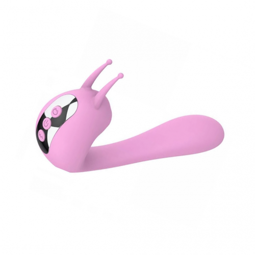 Sugador e Vibrador Ponto G cor rosa