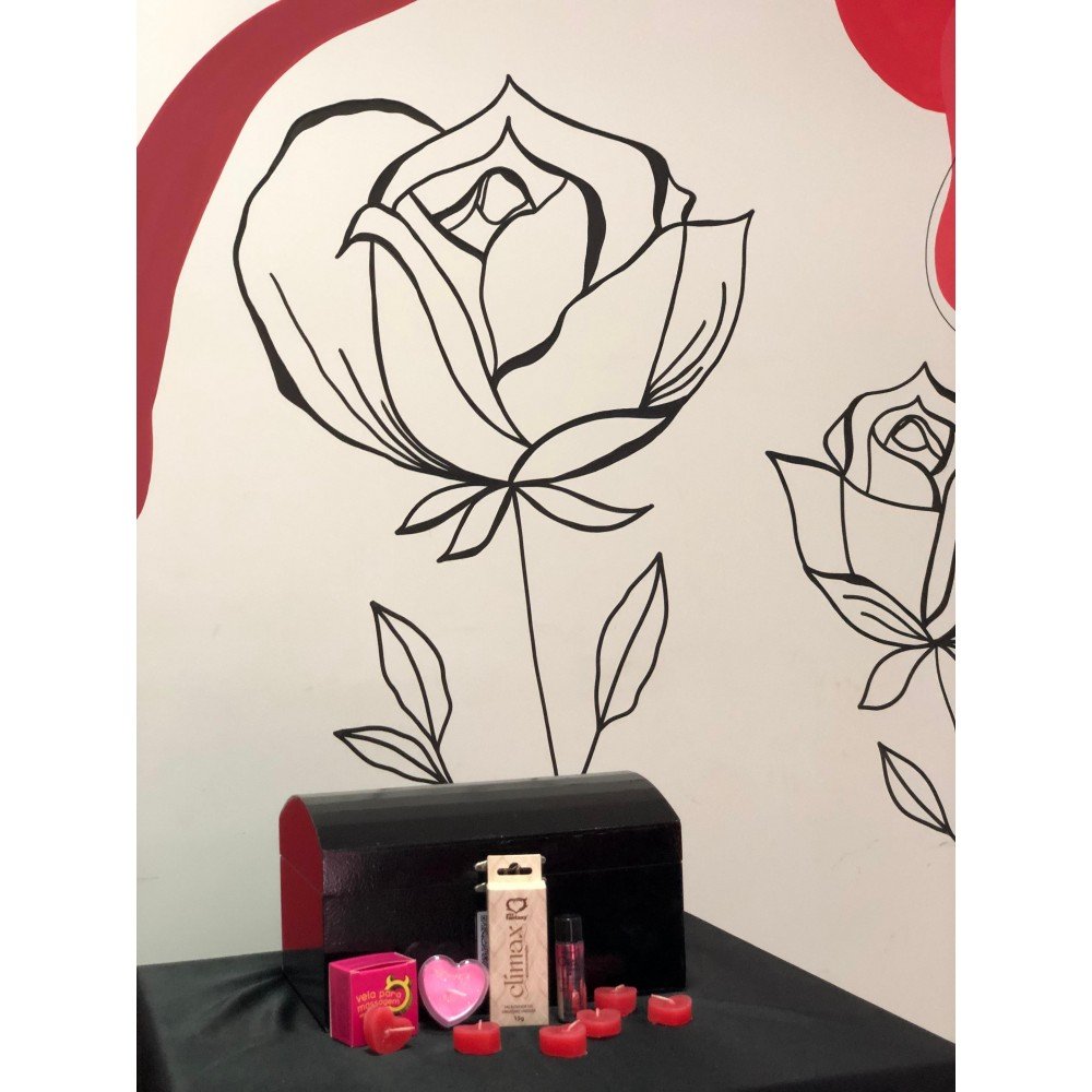 Kit Clima romântico e sensual A proposta deste kit é um mix entre o romântico e sensual, despertando intenções, desde a decoração do ambiente. Kit Clima romântico e sensual