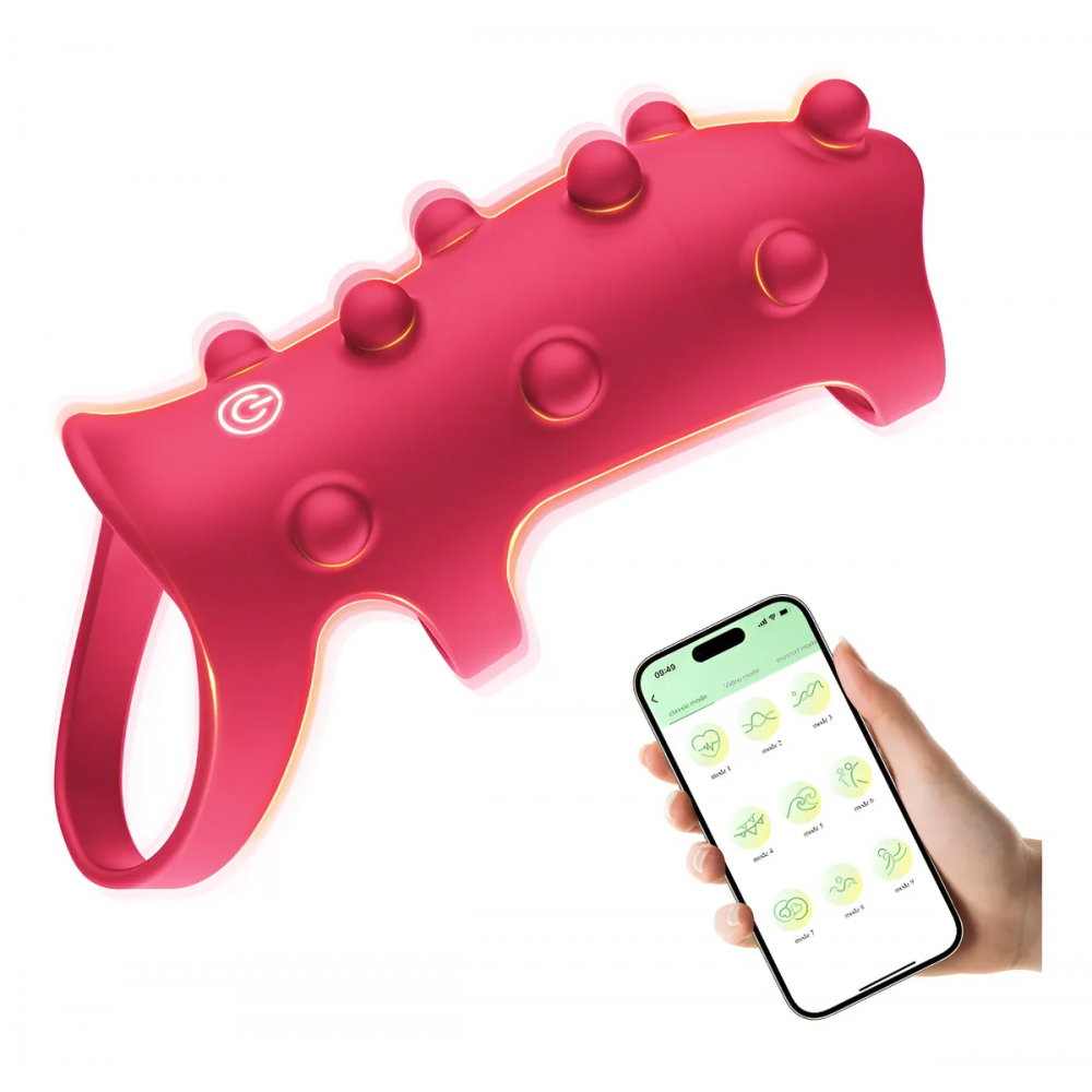 Anel Peniano Vibratório com App - Retardante para Casais
