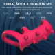 Anel Peniano Vibratório com App - Retardante para Casais