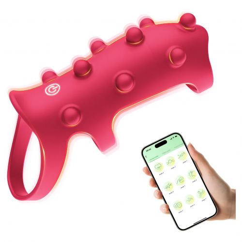 Anel Peniano Vibratório com App - Retardante para Casais