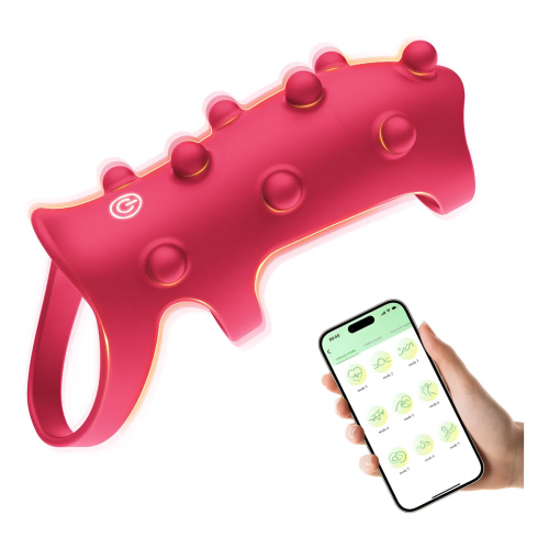Anel Peniano Vibratório com App - Retardante para Casais