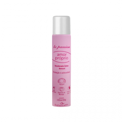 Desodorante Íntimo Fragrância de Morango 100ml Amor próprio
