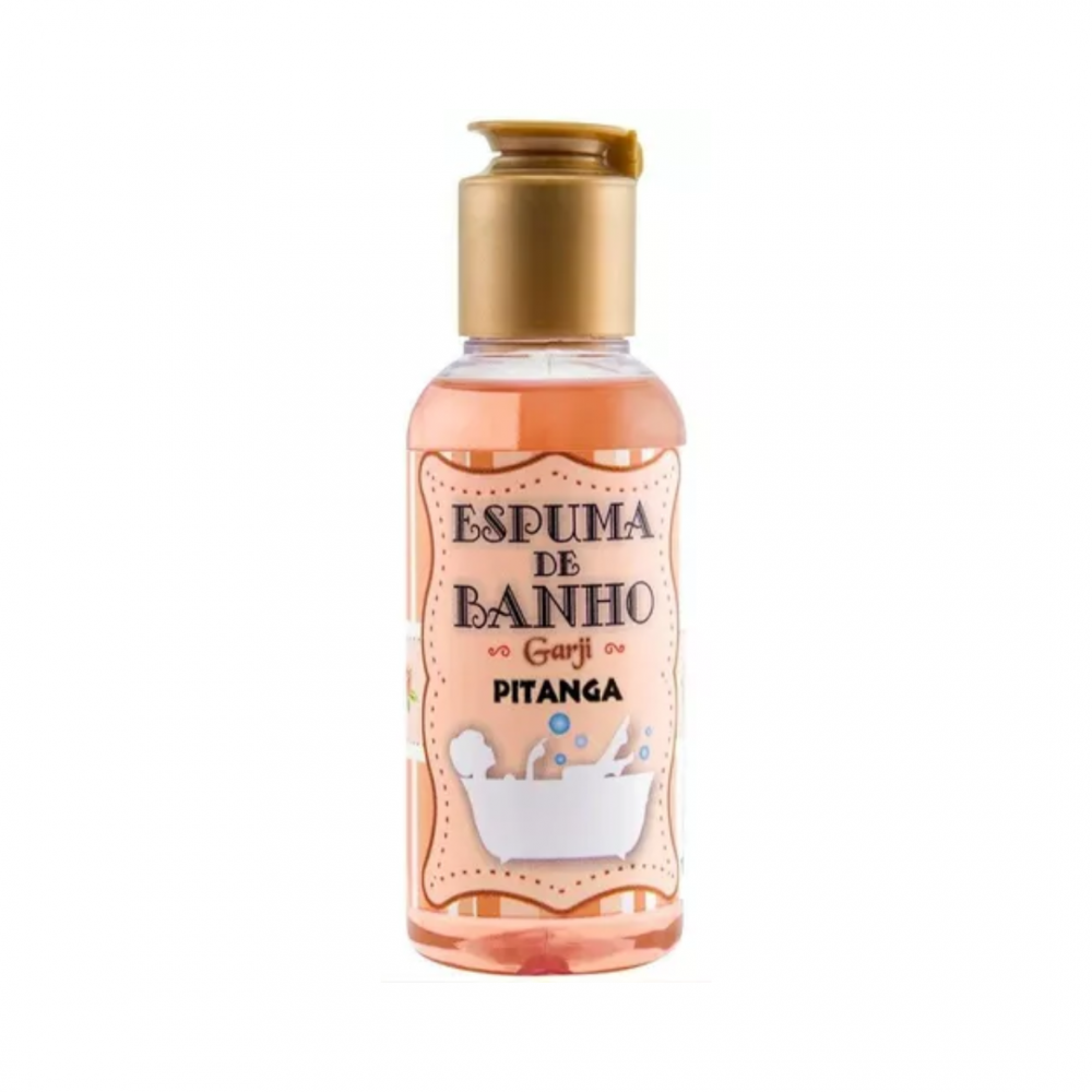 Espuma de Banho Garji de Pitanga 120g - Relaxante e Sensual     Transforme seu banho diário em um momento extraordinário de prazer e autocuidado com a Espuma de Banho Sensual da Garji. Espuma de Banho Garji de Pitanga 120g - Relaxante e Sensual