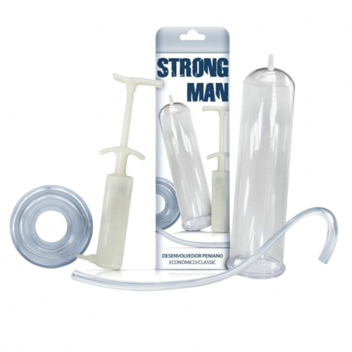 Bomba peniana manual com seringa