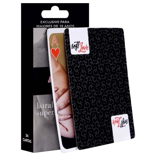 Baralho Super Erótico 54 Cartas Soft Love - Jogo de Posições Baralho Super Erótico 54 Cartas Soft Love - Jogo de Posições