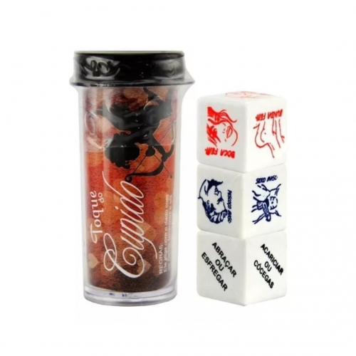 Dados ações e partes do corpo kit com 3 unidades