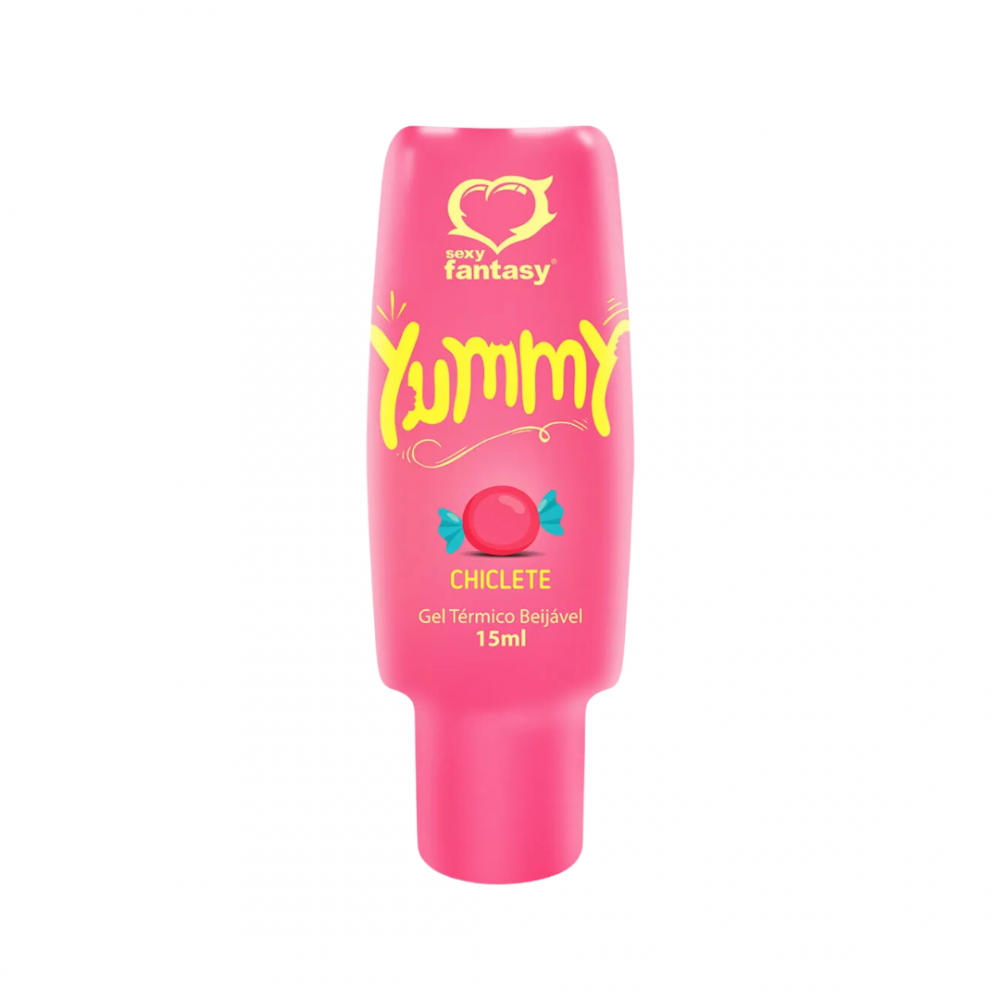 Yummy Gel Térmico Beijável Oral sabor Chiclete 15ml
