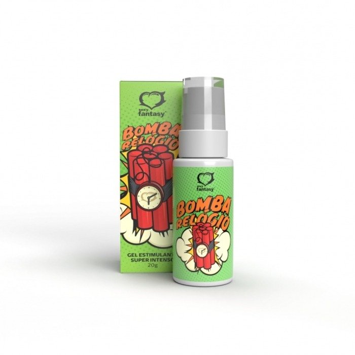 Gel Excitante Bomba Relógio Sexy Fantasy – Sensação de Aquecimento e Eletrização