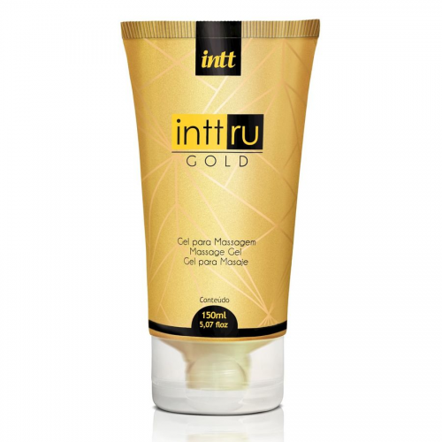 Gel de Massagem Sensual Intt Ru Gold 150ml - Fragrância Floral e Amadeirada