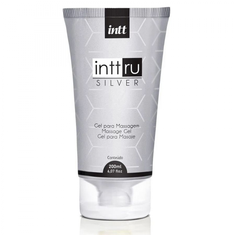 Gel de Massagem Sensual Intt Ru Silver 150ml - Fragrância Cítrica de Mandarina Desperte seus sentidos com o Intt Ru Silver Gel para Massagem 150ml, ideal para casais que desejam intensificar a intimidade nas preliminares. Gel de Massagem Sensual Intt Ru Silver 150ml - Fragrância Cítrica de Mandarina