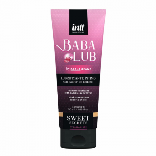 Lubrificante Beijável Babalub Intt 50ml - À Base de Água com Sabor
