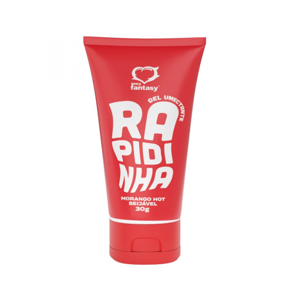 Lubrificante Beijável Rapidinha Sexy Fantasy Sabor Morango – Gel Íntimo Aromático Descubra o prazer em cada beijo com o Lubrificante Beijável Rapidinha Sexy Fantasy Sabor Morango. Lubrificante Beijável Rapidinha Sexy Fantasy Sabor Morango – Gel Íntimo Aromático