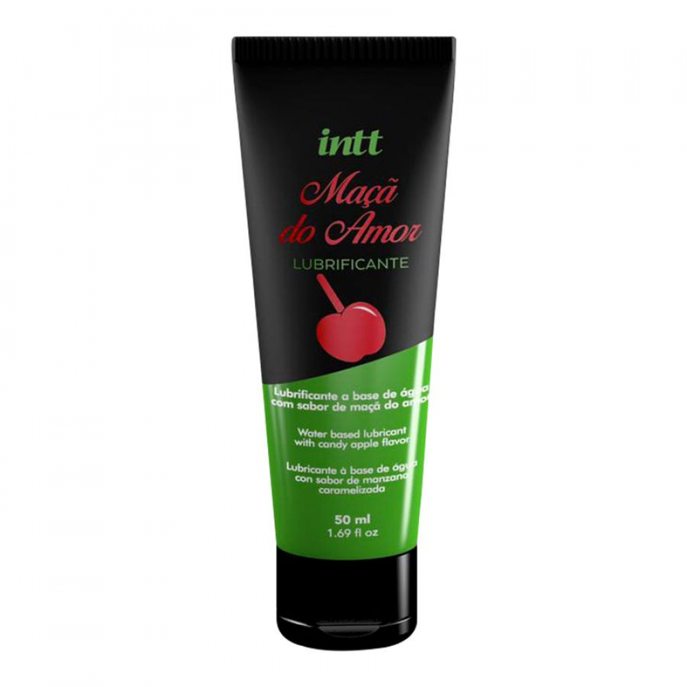 Lubrificante Beijável Intt Maçã do Amor 50ml - À Base de Água com Sabor Eleve seus momentos íntimos com o Lubrificante Beijável Intt Maçã do Amor 50ml, um gel à base de água que combina lubrificação natural com um irresistível sabor de maçã do amor. Lubrificante Beijável Intt Maçã do Amor 50ml - À Base de Água com Sabor