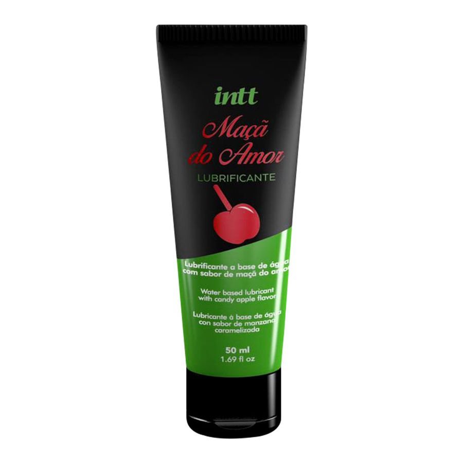Lubrificante Beijável Intt Maçã do Amor 50ml - À Base de Água com Sabor Eleve seus momentos íntimos com o Lubrificante Beijável Intt Maçã do Amor 50ml, um gel à base de água que combina lubrificação natural com um irresistível sabor de maçã do amor. Lubrificante Beijável Intt Maçã do Amor 50ml - À Base de Água com Sabor