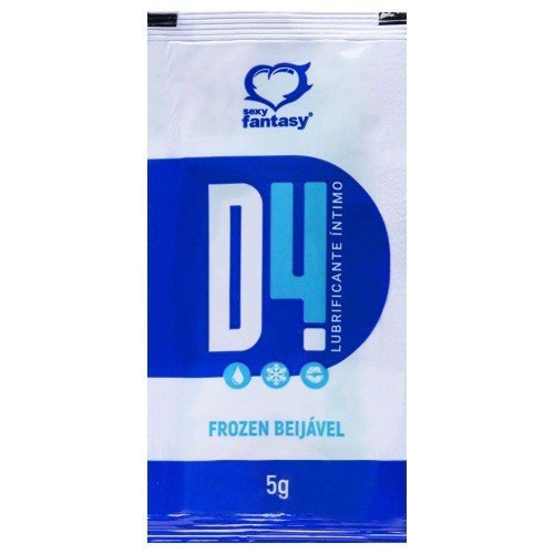 Lubrificante Ìntimo À Base De Água D4 Frozen sachê 5g