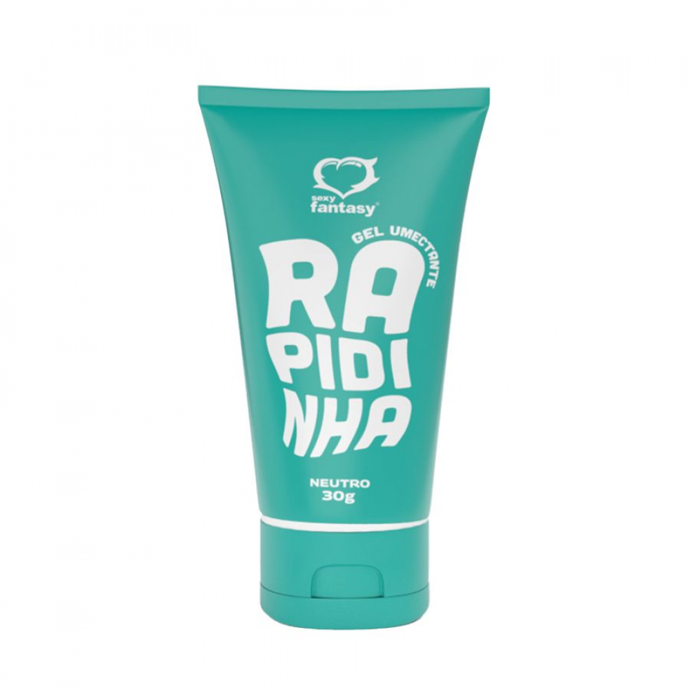 Lubrificante Neutro Rapidinha Sexy Fantasy – Gel Íntimo à Base d’Água Compatível com Preservativos