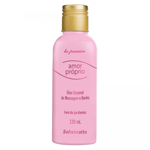 Óleo Corporal de Massagem Amor Próprio La Passion Morango com Champanhe - Sofisticatto Óleo Corporal de Massagem Amor Próprio La Passion Morango com Champanhe - Sofisticatto