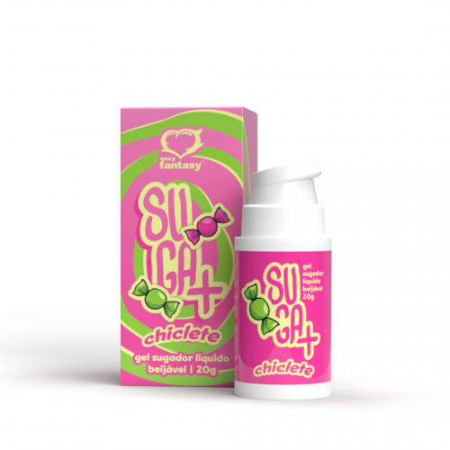 Suga+ Gel Excitante Unissex Efeito Sucção e Pulsação Sabor Chiclete 20g Suga+ Gel Excitante Unissex Efeito Sucção e Pulsação Sabor Chiclete 20g