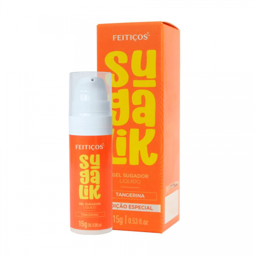 Sugalik Tangerina Edição Especial: Gel Comestível Pulsante e Refrescante