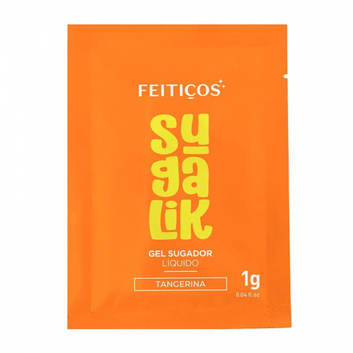 Sugalik Vibrador Líquido Sabor Tangerina - Pulsa, Succiona e Refresca Sugalik Vibrador Líquido Sabor Tangerina - Pulsa, Succiona e Refresca
