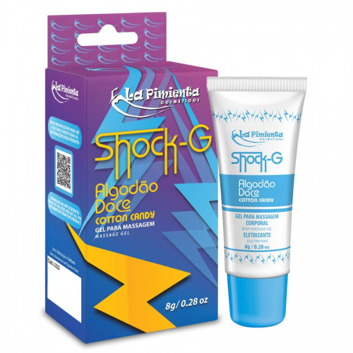 Vibrador Líquido Shock G Sabor Algodão Doce - Pulsa, Excita e Vibra para o Orgasmo