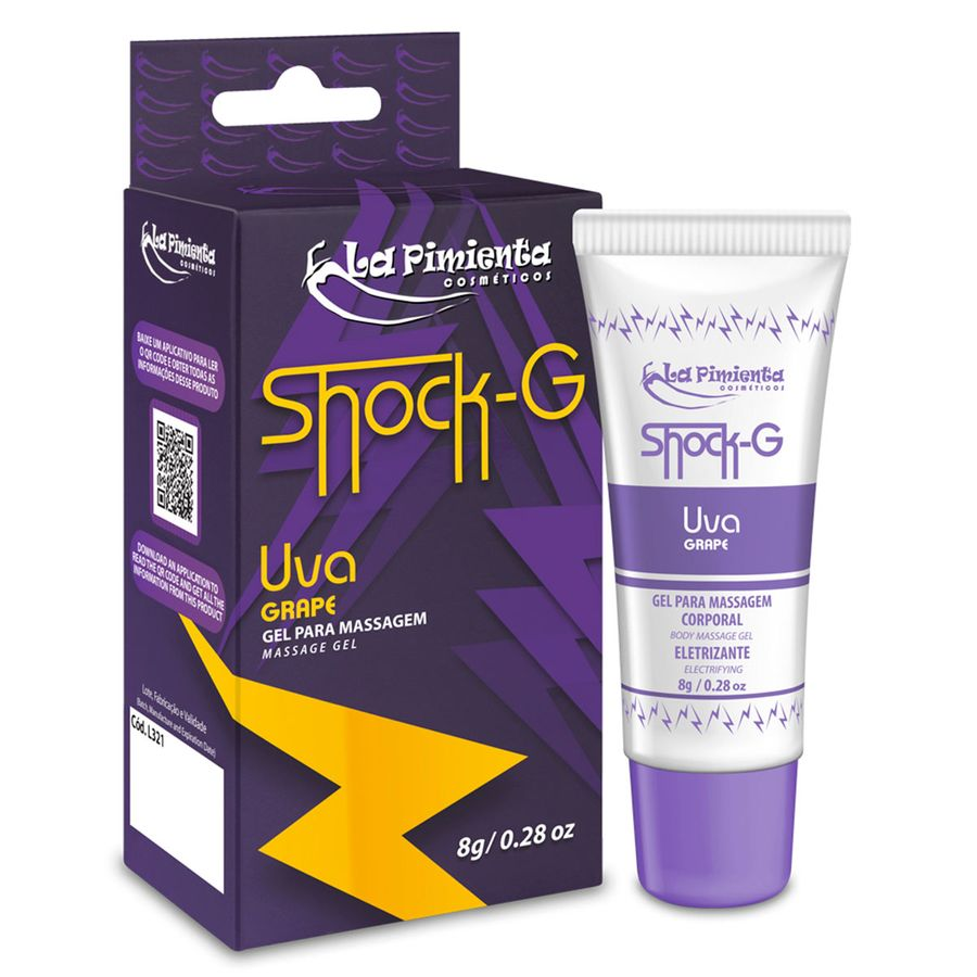 Vibrador Líquido Shock G Sabor Uva - Pulsa, Excita e Vibra para o Orgasmo
Vibrador Líquido Shock G: Eletrize seu Prazer com Sabor de Uva
O que já era bom está ainda melhor! Vibrador Líquido Shock G Sabor Uva - Pulsa, Excita e Vibra para o Orgasmo