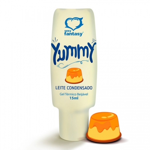 Yummy Gel Térmico Beijável Oral sabor Leite condensado 15ml