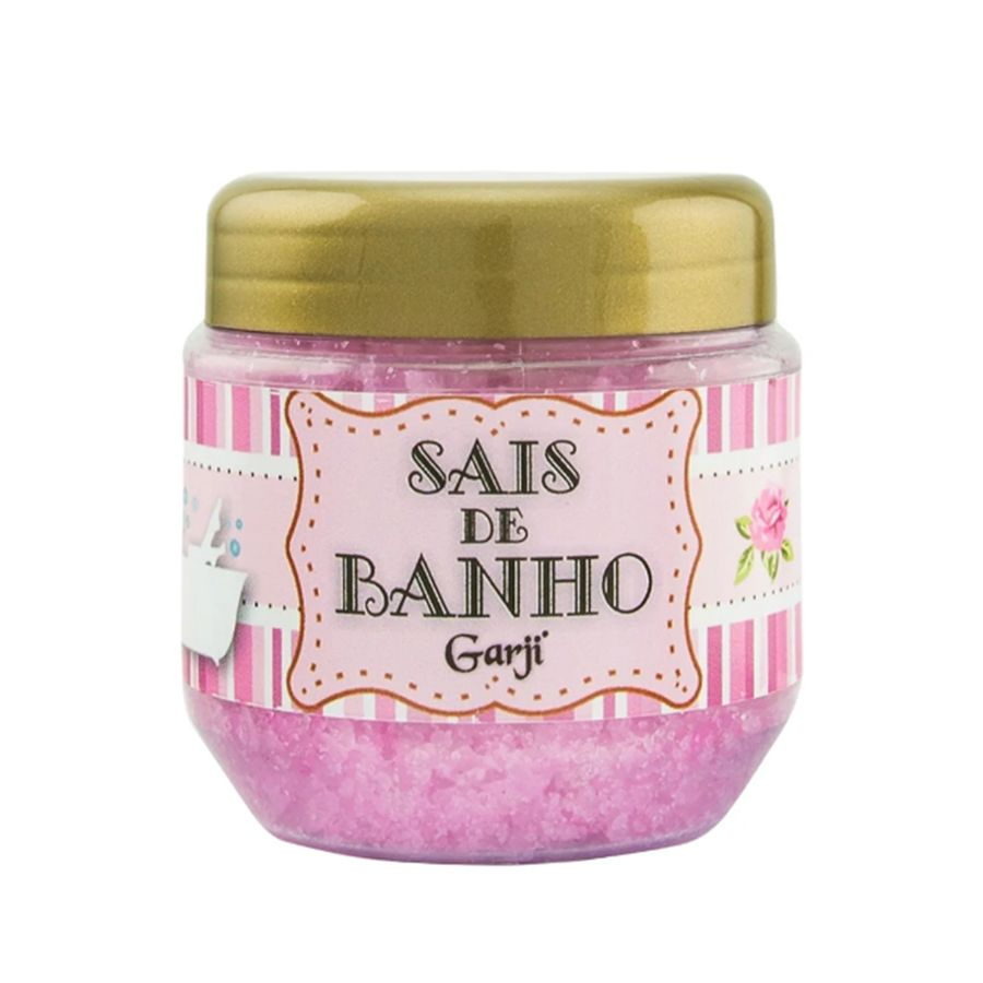 Sais de Banho Esfoliantes de Rosas 150ml - Garji Sensual     Transforme seu banho em um ritual de autocuidado e energia com os Sais de Banho Sensual da Garji, agora com o aroma vibrante e inconfundivelmente brasileiro da Pitanga. Sais de Banho Esfoliantes de Rosas 150ml - Garji Sensual