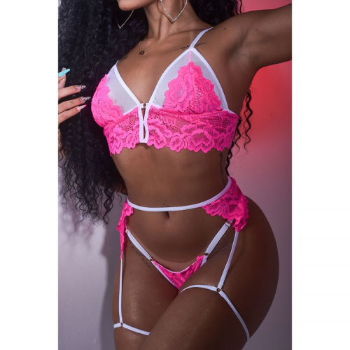 Conjunto Fio Amor - Lingerie Sensual com Renda e Fio Dental
