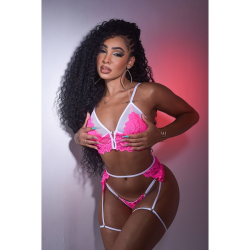 Conjunto Fio Amor - Lingerie Sensual com Renda e Fio Dental