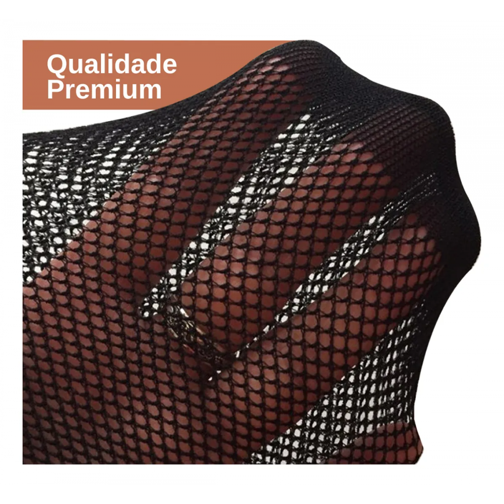 Mini Vestido Lingerie Arrastão Sensual com Strass - Um Ombro Só
Mini Vestido Lingerie Arrastão: Sofisticação e Sensualidade para Suas Noites
A Lingerie Arrastão Sensual com um ombro só é a escolha perfeita para mulheres que querem se sentir pod Mini Vestido Lingerie Arrastão Sensual com Strass - Um Ombro Só
