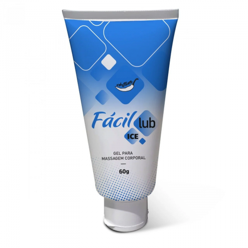 Lubrificante Gel Fácil Lub Ice 60g - Sensação Refrescante para Preliminares