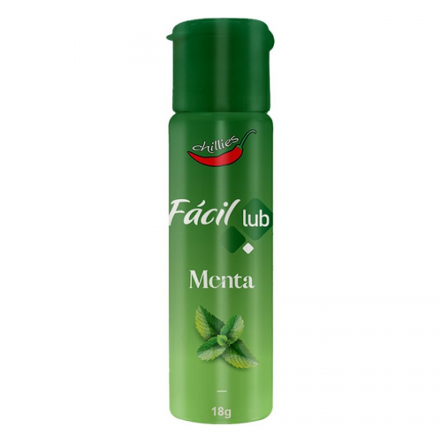 Lubrificante Lub Fácil Sabor Menta 18g - Para Sexo Oral e Preliminares