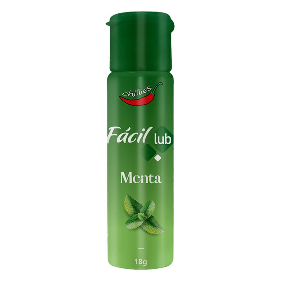 Lubrificante Lub Fácil Sabor Menta 18g - Para Sexo Oral e Preliminares