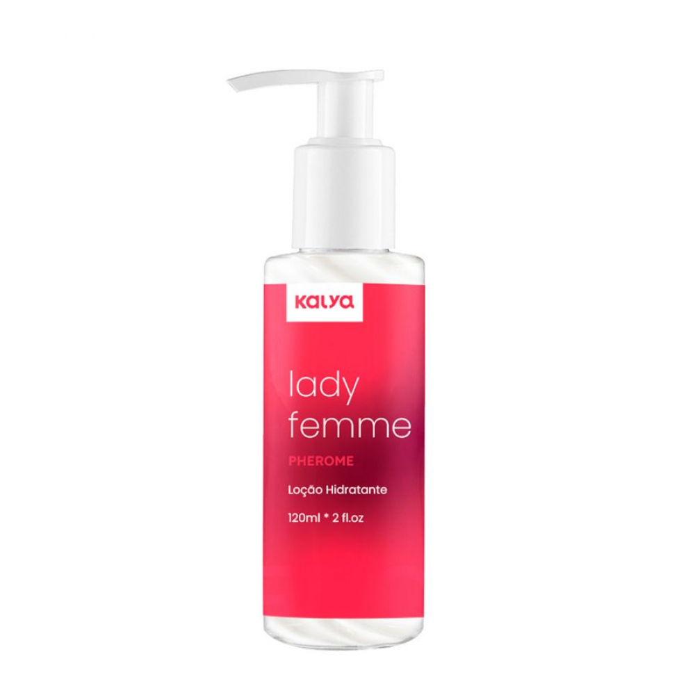 Loção Hidratante Pherome Lady Femme Kalya 120ml - Fragrância Sensual Desperte sua feminilidade com a Pherome Loção Hidratante Lady Femme Kalya 120ml, um produto que combina hidratação profunda com uma fragrância sofisticada e sensual. Loção Hidratante Pherome Lady Femme Kalya 120ml - Fragrância Sensual