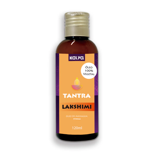 Tantra Lakshimi Óleo Vegetal para Massagem Tântrica com Ylang - Aroma Afrodisíaco e Sensual