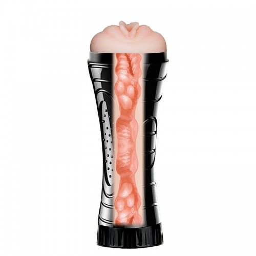 Masturbador Lanterna Compacto: Formato de Vagina Realista para Prazer Masculino