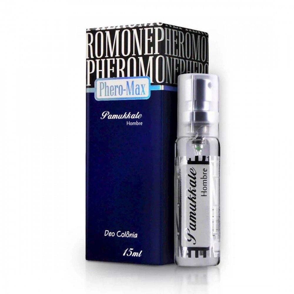Phero Max Pamukkale Deo Colônia Masculina 15ml Pamukkale: Fragrância Masculina Afrodisíaca com FeromôniosO Pamukkale é uma deo colônia masculina da linha Phero Max, desenvolvida para despertar o desejo e intensificar a atração entre casais. Phero Max Pamukkale Deo Colônia Masculina 15ml