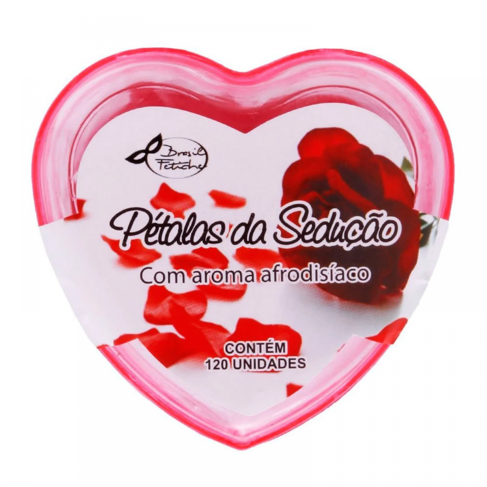 Pétalas de Sedução em Cetim 120un (Embalagem Coração)