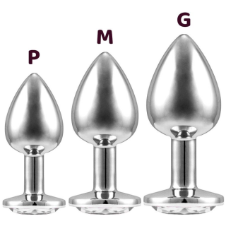 anal vibrators for beginners Plug Anal em Aço Tamanho G em Formato de Coração e Joia na Cor Rosa Pink 9  x 4 cm » Sex Shop Flower Love