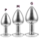 Plug Anal com Cristal Arredondado 9,5cm Tamanho G - Aço Inoxidável (Cor Aleatória) Ignite a paixão com o Plug Anal com Cristal Arredondado Tamanho G, um acessório erótico que combina ousadia e elegância. Plug Anal com Cristal Arredondado 9,5cm Tamanho G - Aço Inoxidável (Cor Aleatória)